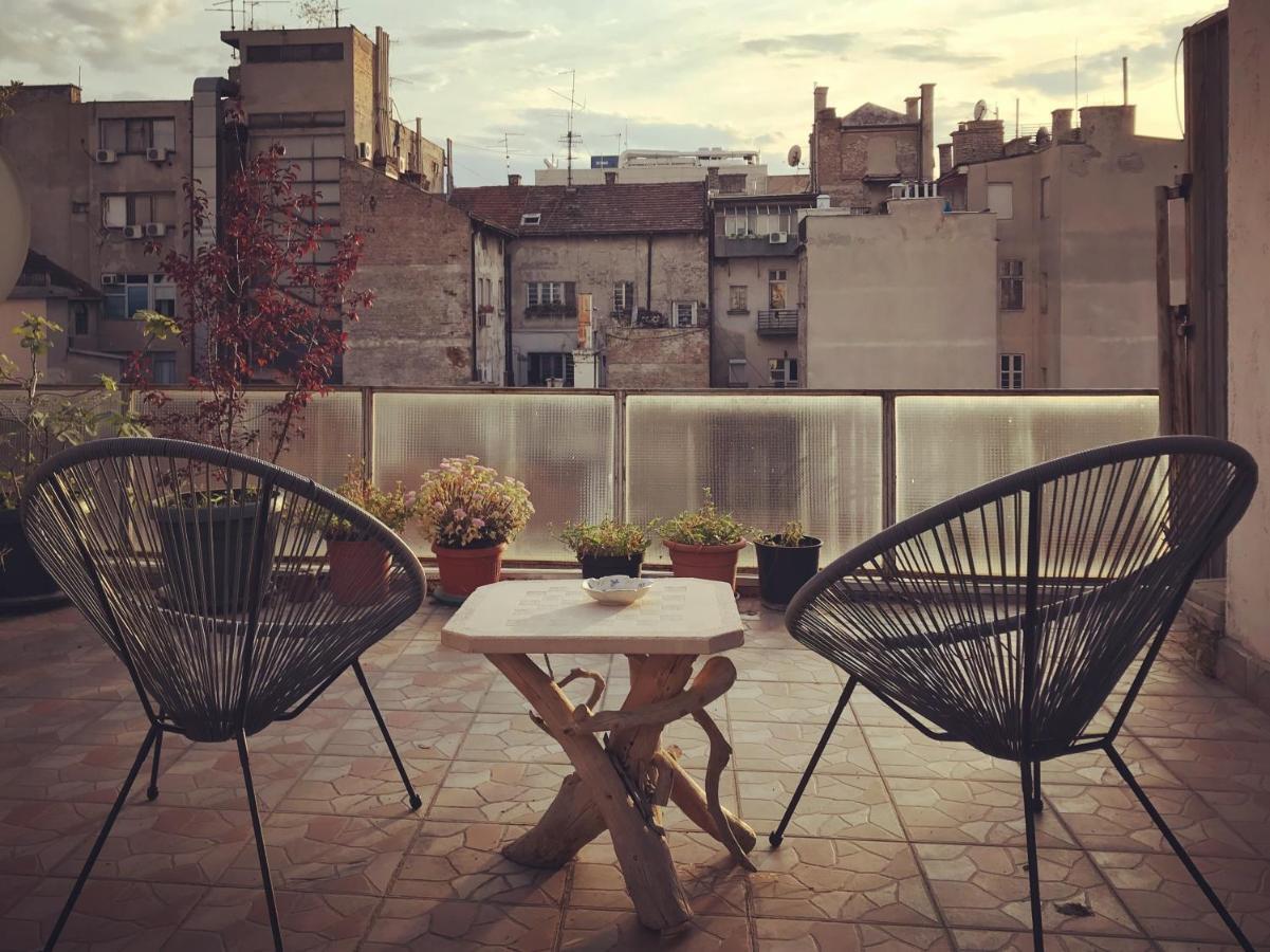 Apartment Atelje Downtown Belgrad Exteriör bild